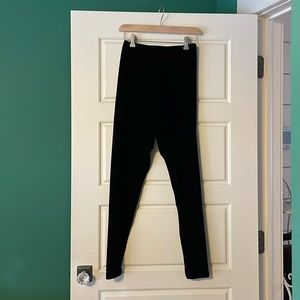 Black Velvet Leggings